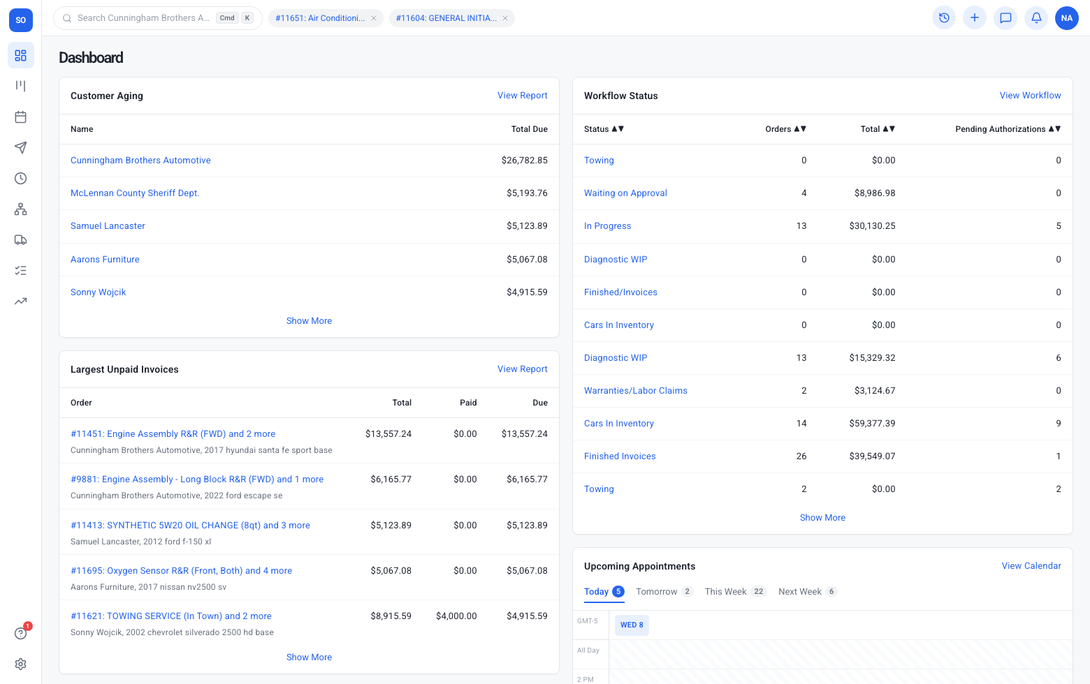 Data migration in Gearstac